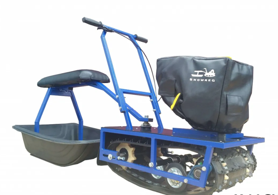 Мини-мотобуксировщик Альбатрос-М с фарой в Шахтах