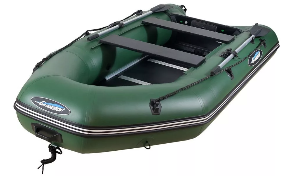 МОТОРНО-ГРЕБНАЯ ЛОДКА ПВХ GLADIATOR А 340 ТК С ФАНЕРНЫМ ПОЛОМ в Шахтах