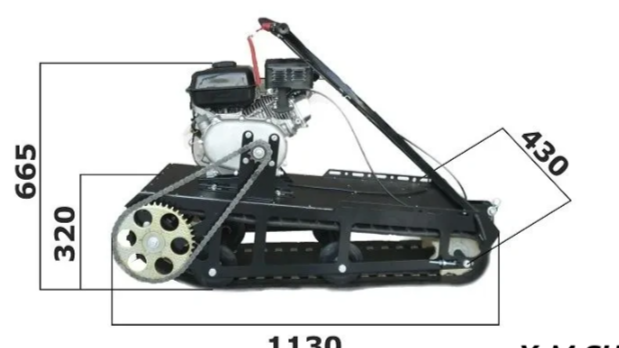 Мотобуксировщик XTREME-MOTORS "Конек-Горбунок" 6.5 л.с. в Шахтах