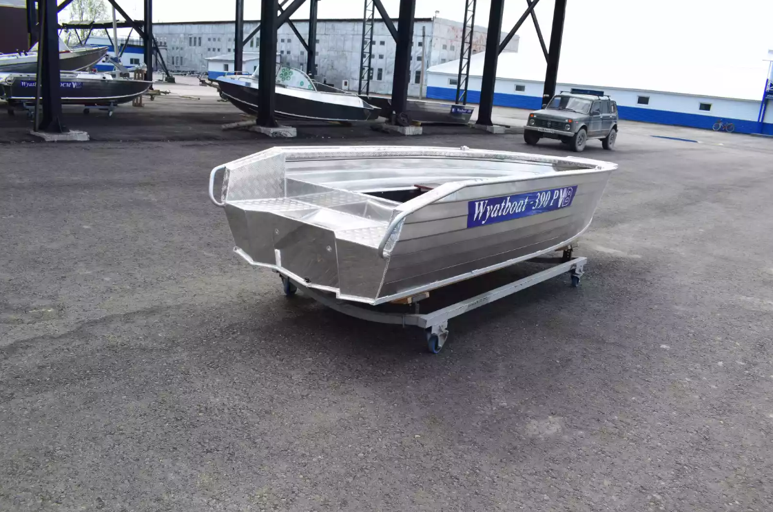 Алюминиевая лодка Wyatboat-390Р Увеличенный борт в Шахтах