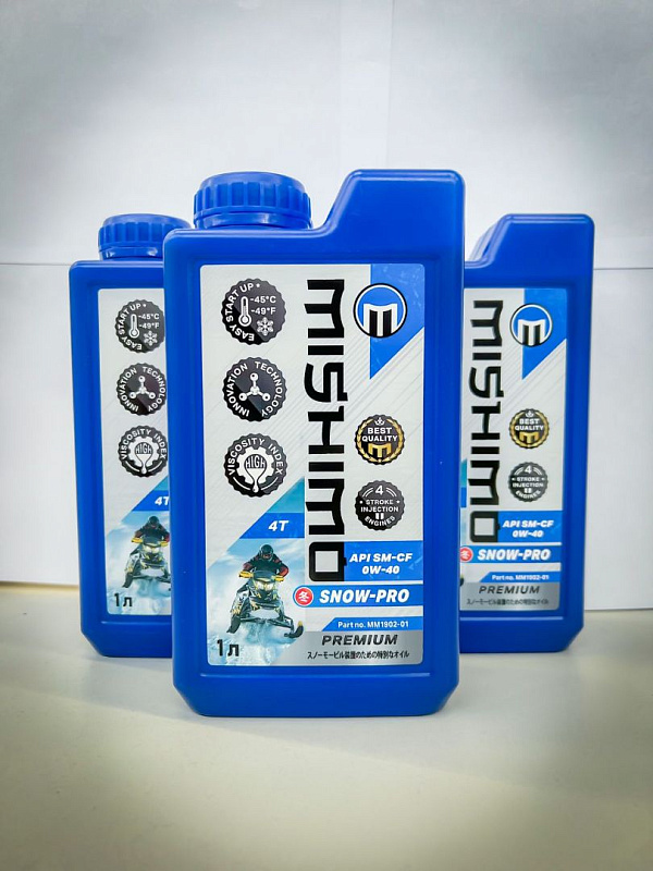 Масло синтетическое MISHIMO SNOW-PRO PREMIUM 4Т (SAE 0W-40 API SL/SJ/CF) в Шахтах