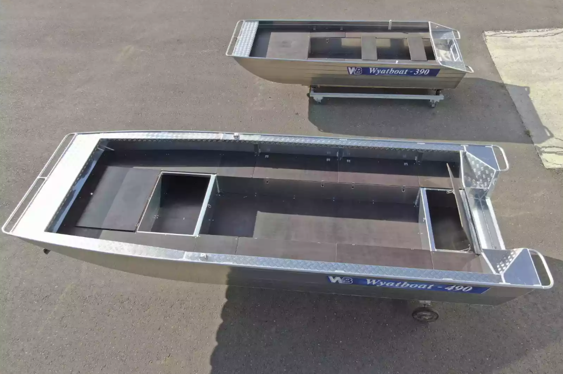 Алюминиевая лодка Wyatboat-490 Jonboat в Шахтах