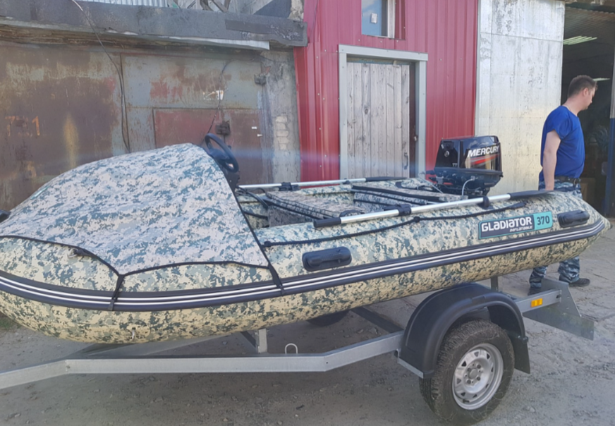 НАДУВНАЯ ЛОДКА GLADIATOR C370AL в Шахтах