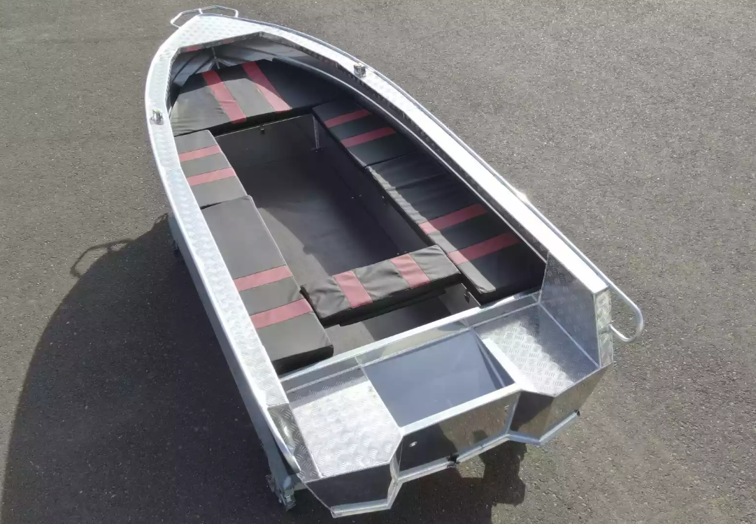 Алюминиевая лодка Wyatboat-390РМ увеличенный борт в Шахтах