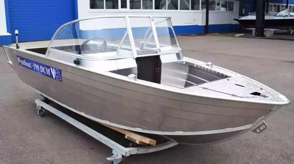 Алюминиевая лодка Wyatboat-390 DCM Увеличенный борт в Шахтах