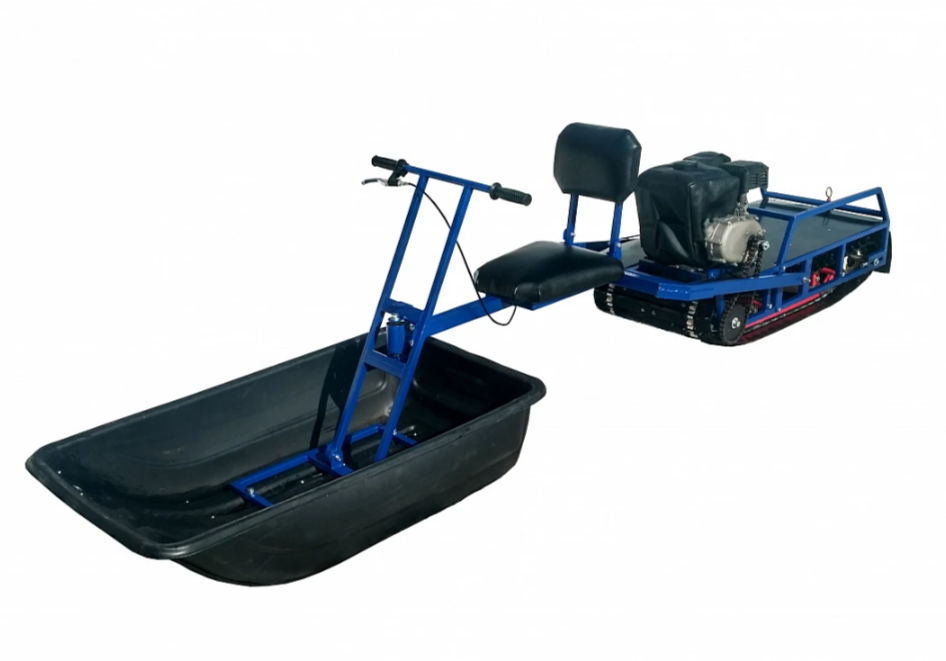 Мотобуксировщик толкач Альбатрос-XL8 с модулем. С фарой, склизы в Шахтах