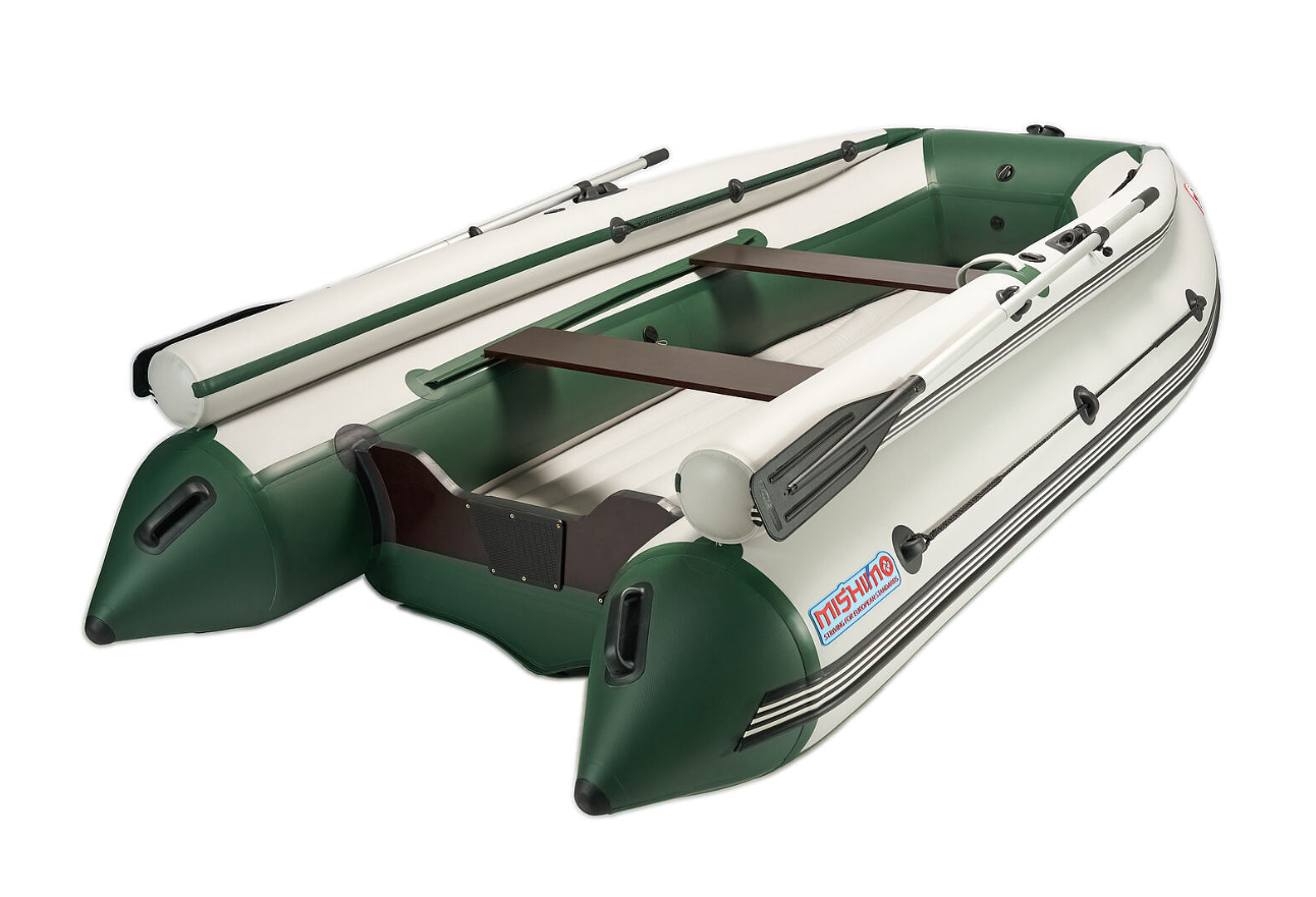 КОМПЛЕКТ ЛОДКА MISHIMO FAMILY LITE 370 + МОТОР 9,9 (15) Л.С. в Шахтах