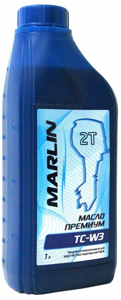 МАСЛО ПОЛУСИНТЕТИЧЕСКОЕ MARLIN ПРЕМИУМ 2Т, TC-W3, 1 ЛИТР в Шахтах