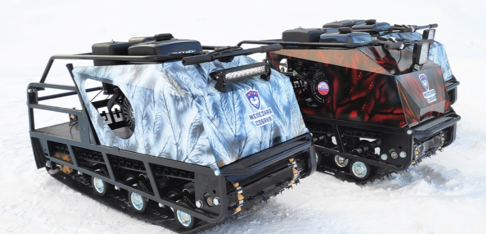 Мотобуксировщик Irondog (Железная собака) M500 15 Камуфляж Охотник в Шахтах