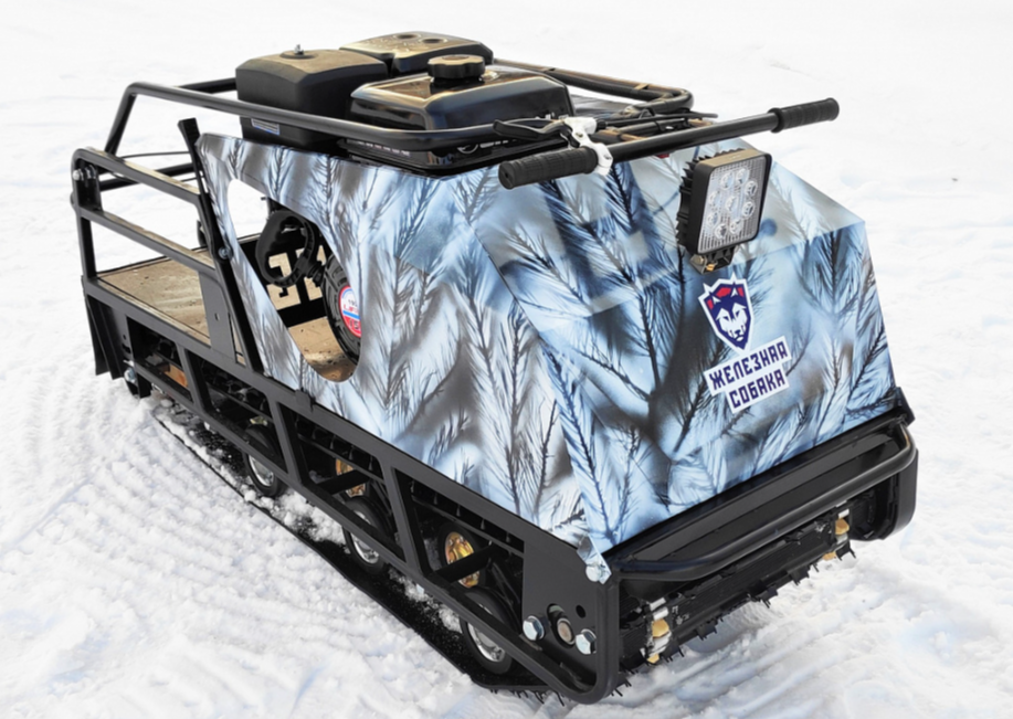 Мотобуксировщик Irondog (Железная собака) M500 15 Камуфляж Охотник в Шахтах