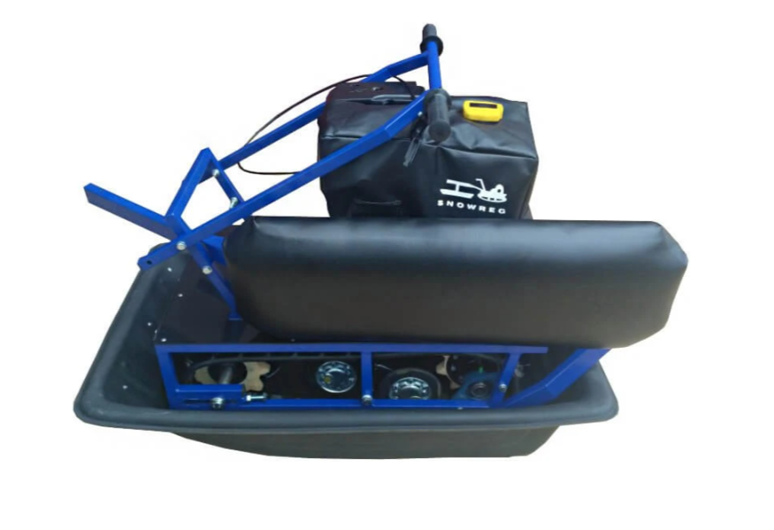 Мини-мотобуксировщик Альбатрос-М с фарой в Шахтах