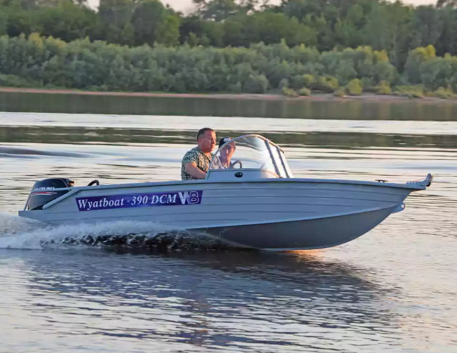 Алюминиевая лодка Wyatboat-390 DCM в Шахтах