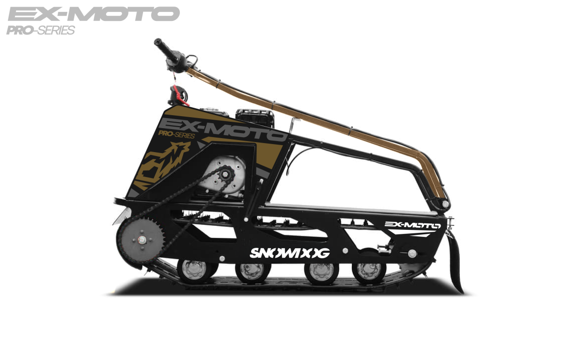 Мотобуксировщик EX-MOTO SNOWDOG S380 8л.с. в Шахтах