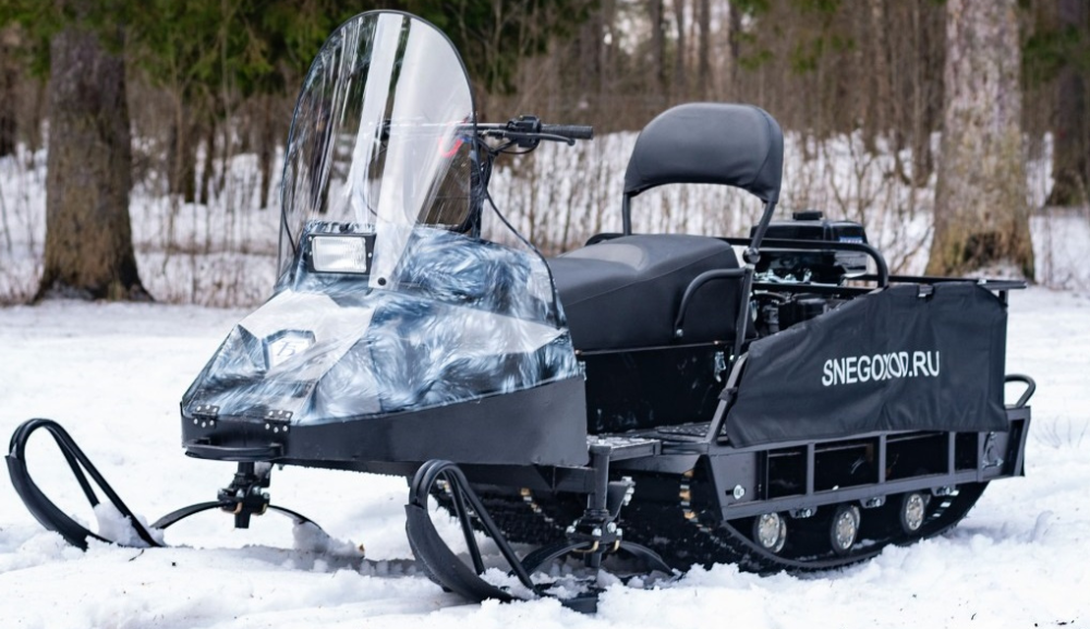 Миниснегоход Бурлак Егерь Экспедитор 15 л.с. , реверс, тормоз, капот белый в Шахтах