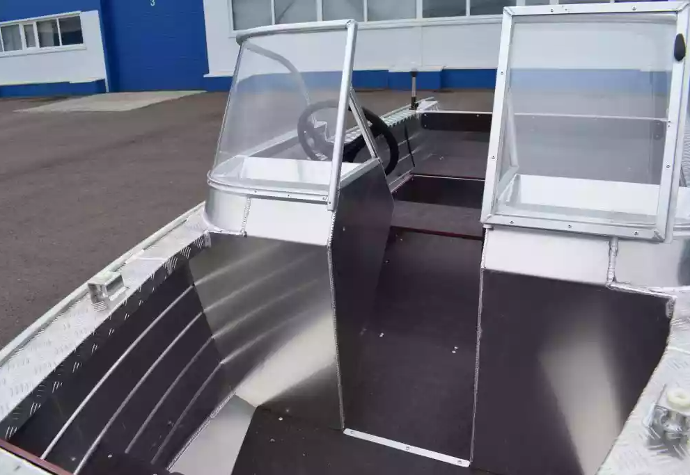 Алюминиевая лодка Wyatboat-390 DCM Увеличенный борт в Шахтах