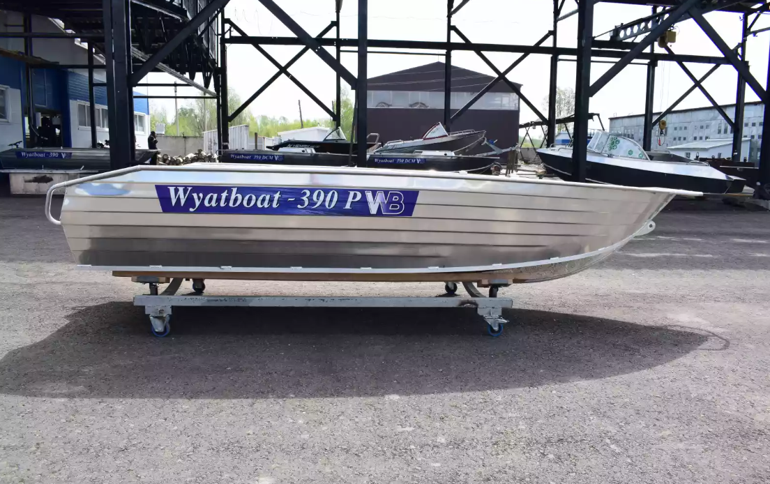 Алюминиевая лодка Wyatboat-390Р Увеличенный борт в Шахтах