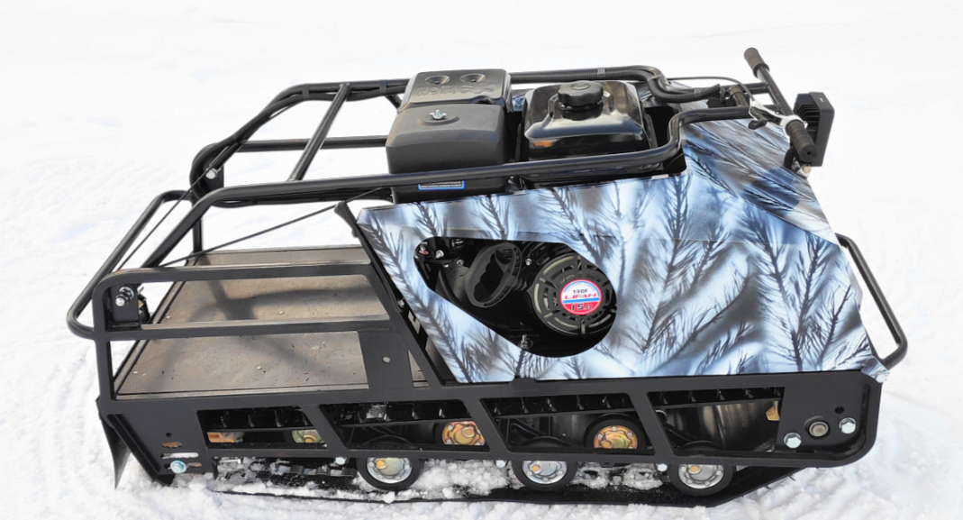 Мотобуксировщик Irondog (Железная собака) M500 15 Камуфляж Охотник в Шахтах