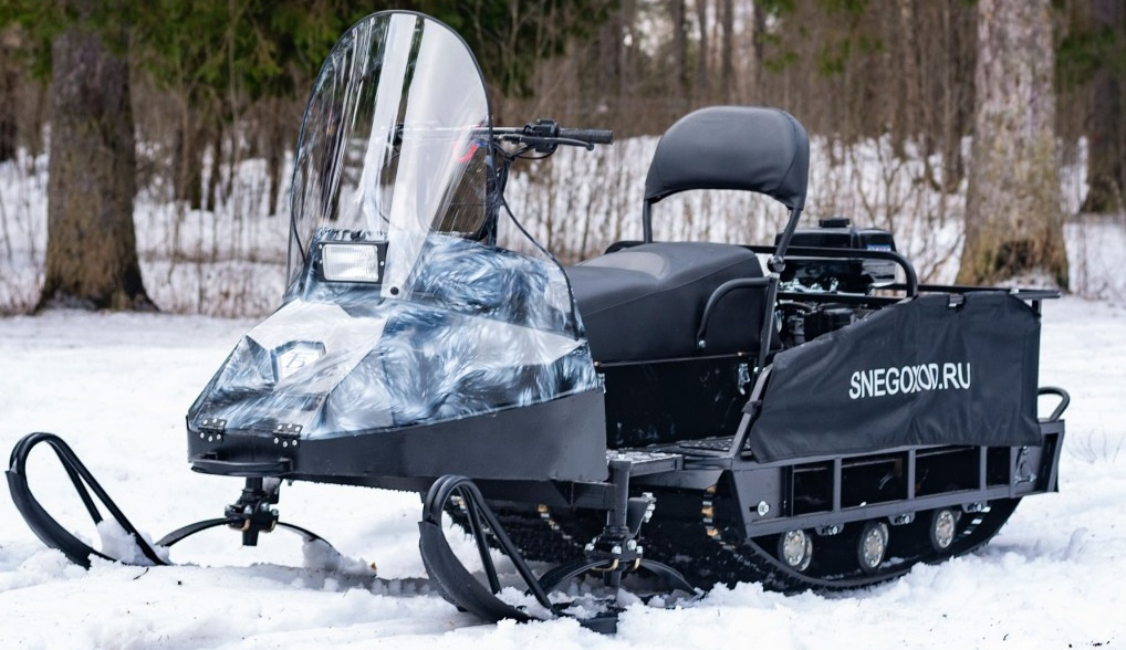 Миниснегоход Бурлак Егерь Экспедитор 15 л.с. , реверс, тормоз, капот белый в Шахтах