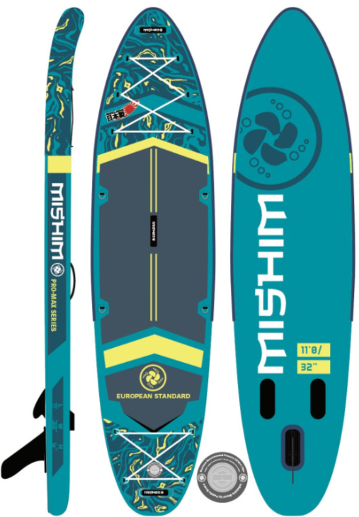 SUP (САП) Доска MISHIMO PRO-MAX Light Teal 12,6’ (385см) в Шахтах
