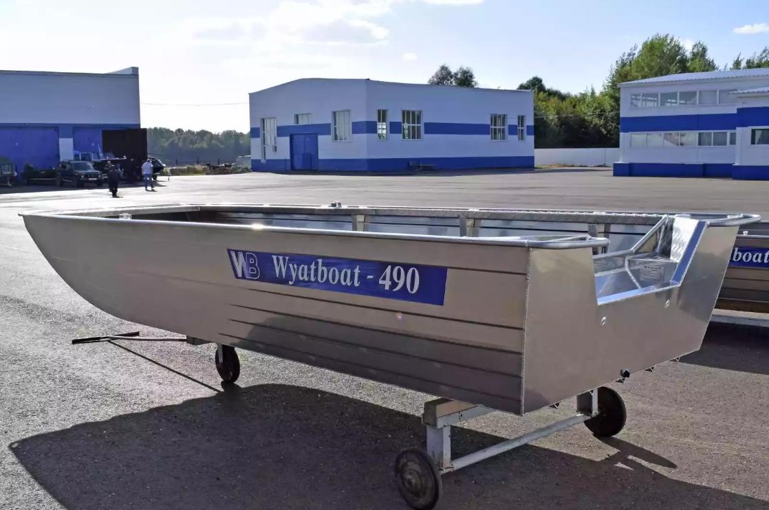 Алюминиевая лодка Wyatboat-490 Jonboat в Шахтах
