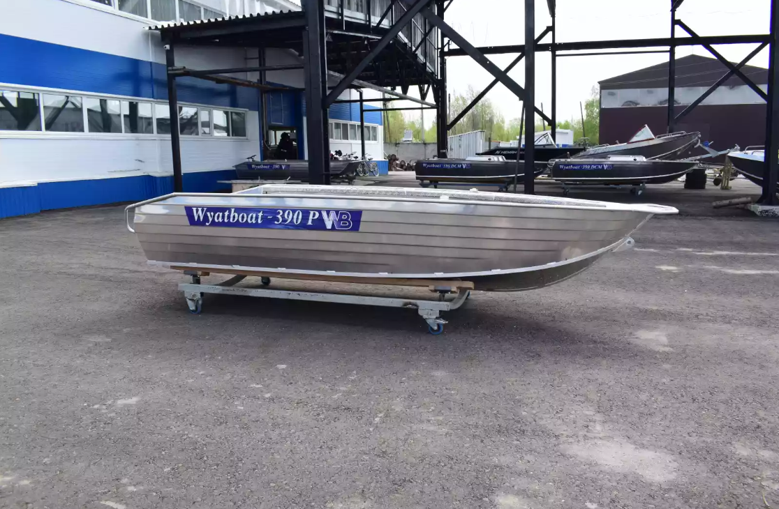 Алюминиевая лодка Wyatboat-390Р Увеличенный борт в Шахтах