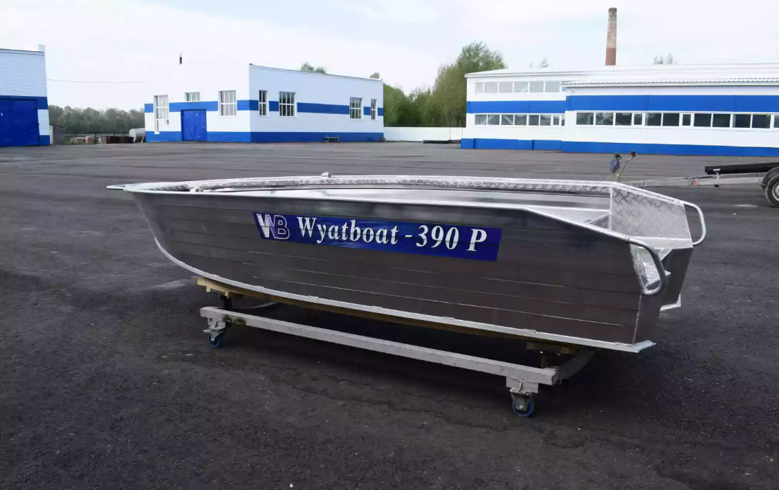 Алюминиевая лодка Wyatboat-390Р Увеличенный борт в Шахтах