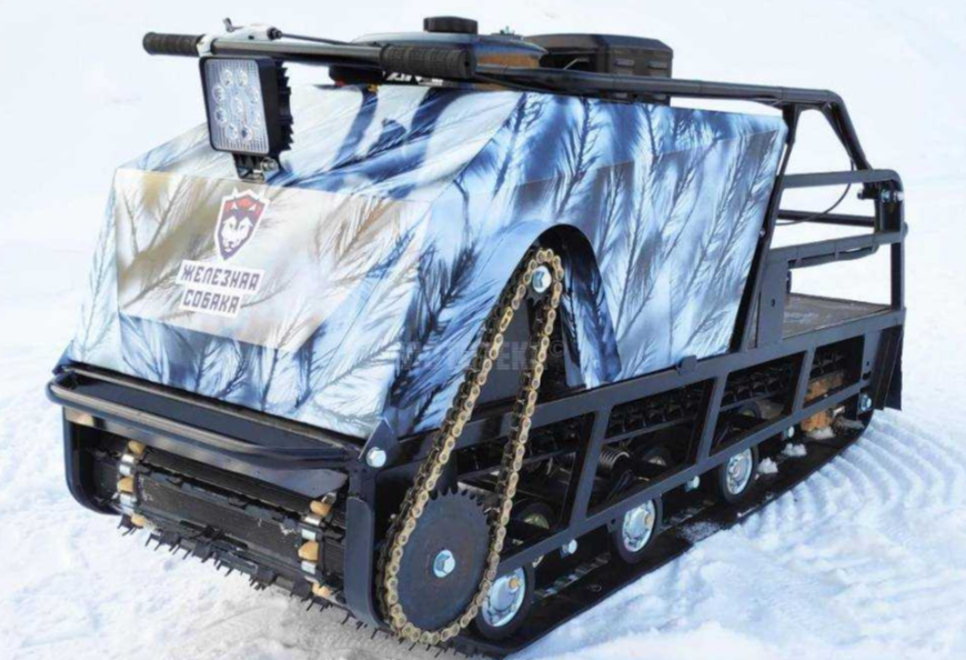 Мотобуксировщик Irondog (Железная собака) M500 15 Камуфляж Охотник в Шахтах