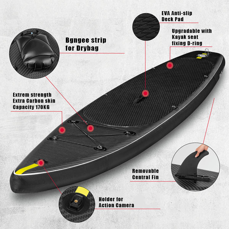 SUP (САП) ДОСКА MISHIMO CARBON DARKSIDE 11’ (335СМ) в Шахтах