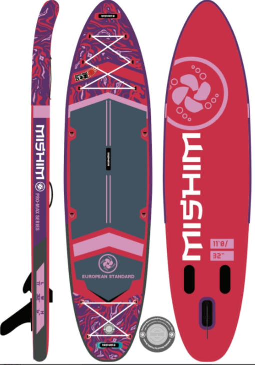 SUP (САП) Доска MISHIMO PRO-MAX Viva Magenta 10.8’ (330см) в Шахтах
