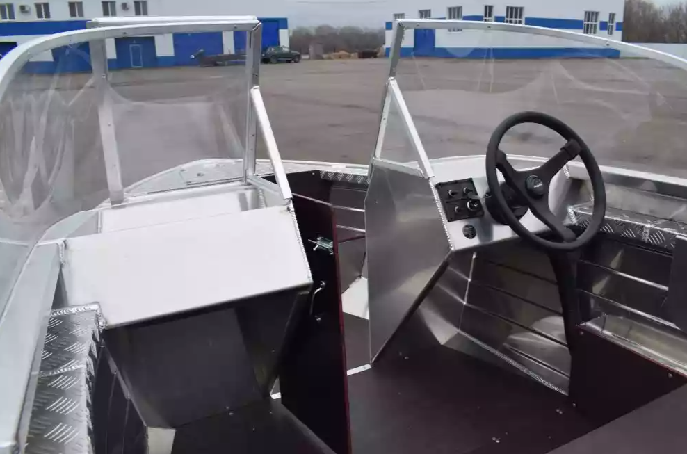 Алюминиевая лодка Wyatboat-390 DCM Увеличенный борт в Шахтах