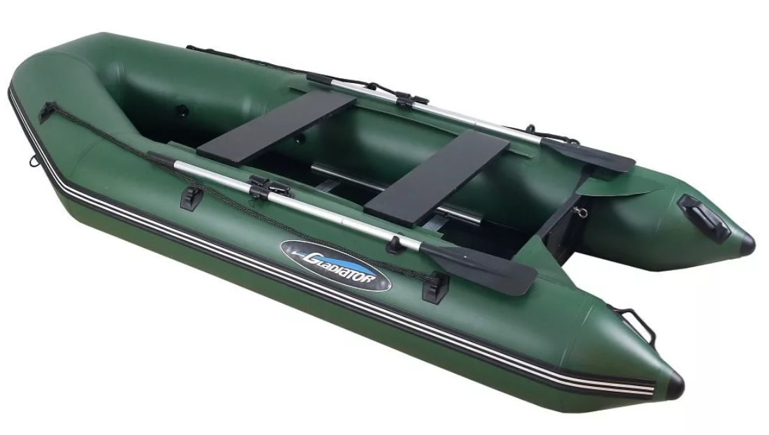 МОТОРНО-ГРЕБНАЯ ЛОДКА ПВХ GLADIATOR А 340 ТК С ФАНЕРНЫМ ПОЛОМ в Шахтах