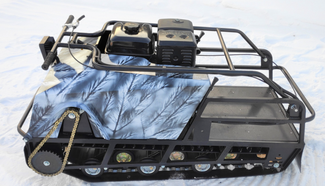 Мотобуксировщик Irondog (Железная собака) M500 15 Камуфляж Охотник в Шахтах