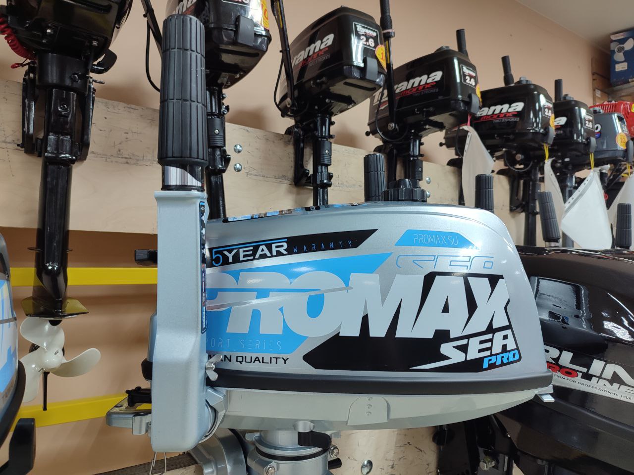 Лодочный мотор PROMAX SP5FHS (внешний бак 12 л) в Шахтах