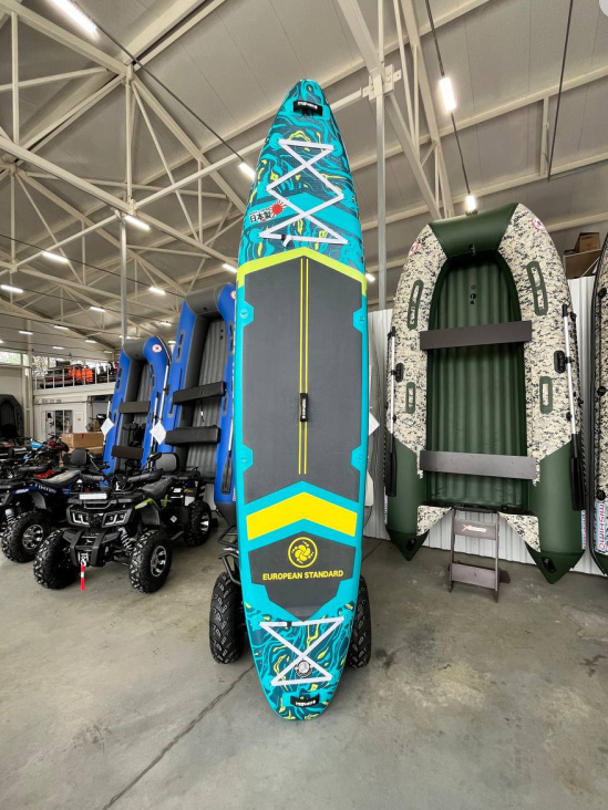 SUP (САП) Доска MISHIMO PRO-MAX Light Teal 12,6’ (385см) в Шахтах