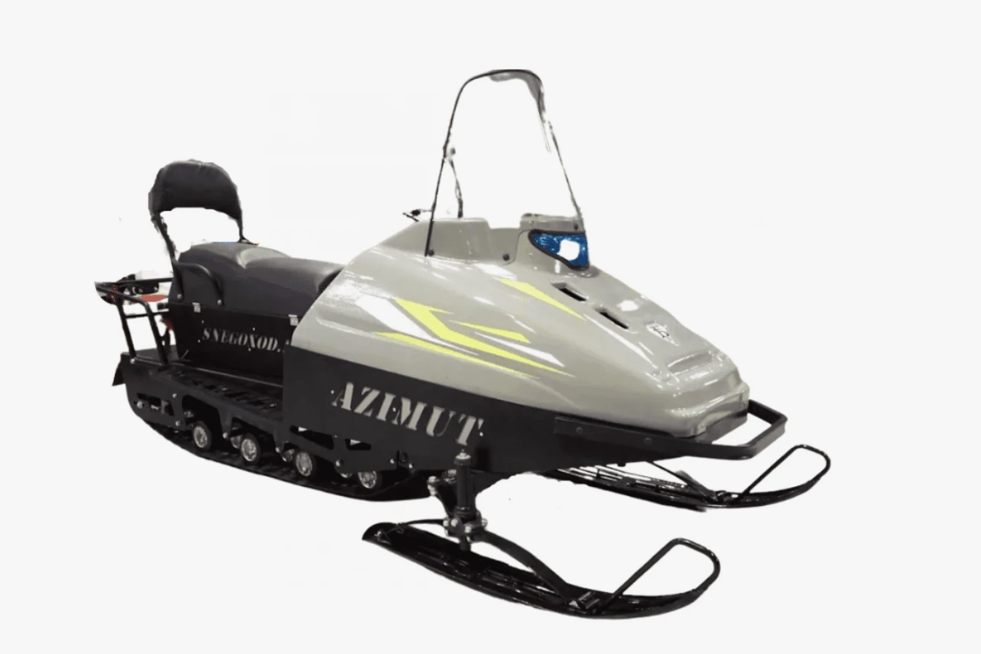 Миниснегоход Бурлак Азимут 24 л.с. , эл.запуск, реверс, тормоз гидравл, капот серый в Шахтах