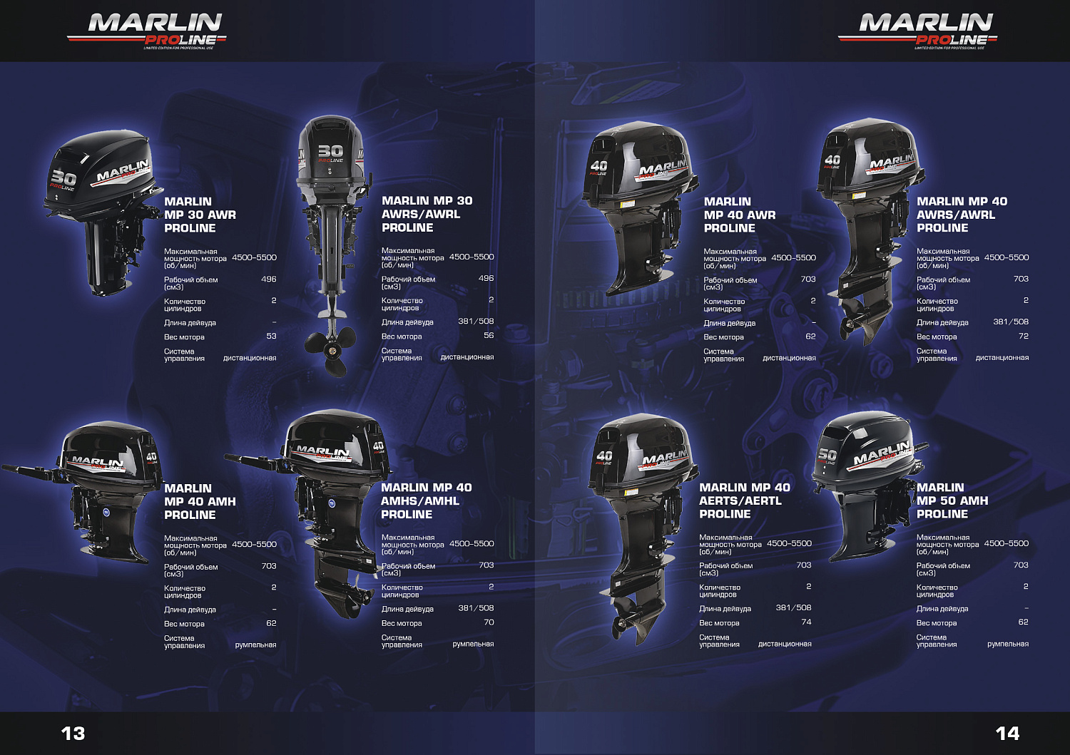 Лодочный мотор MARLIN PROLINE MP 9.9(15) AMHL в Шахтах