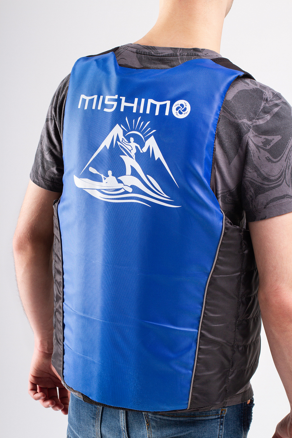 Жилет спасательный MISHIMO PRO Премиум качества Черно-синий в Шахтах