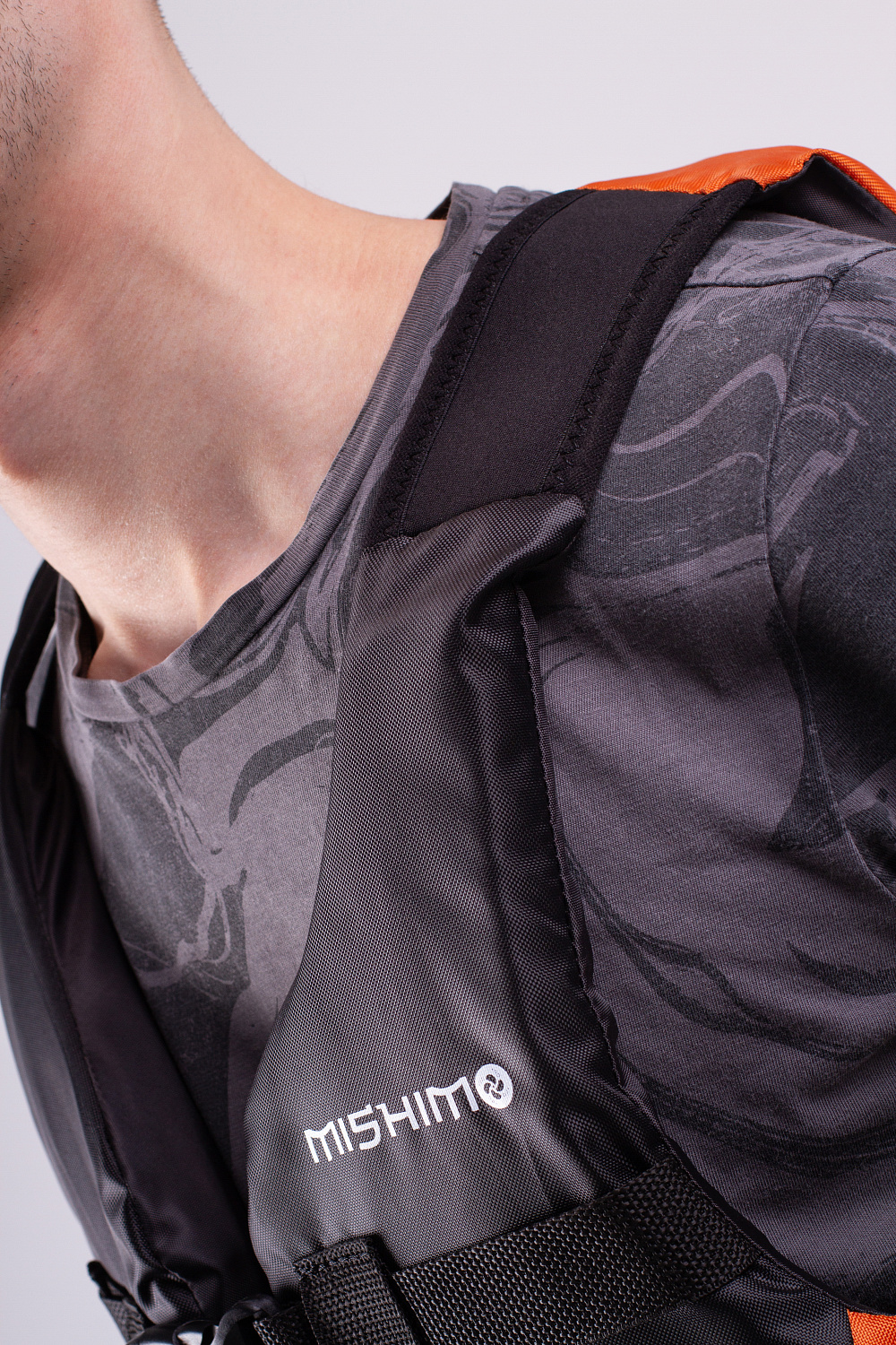 Жилет спасательный MISHIMO PRO Премиум качества Черно-оранжевый в Шахтах