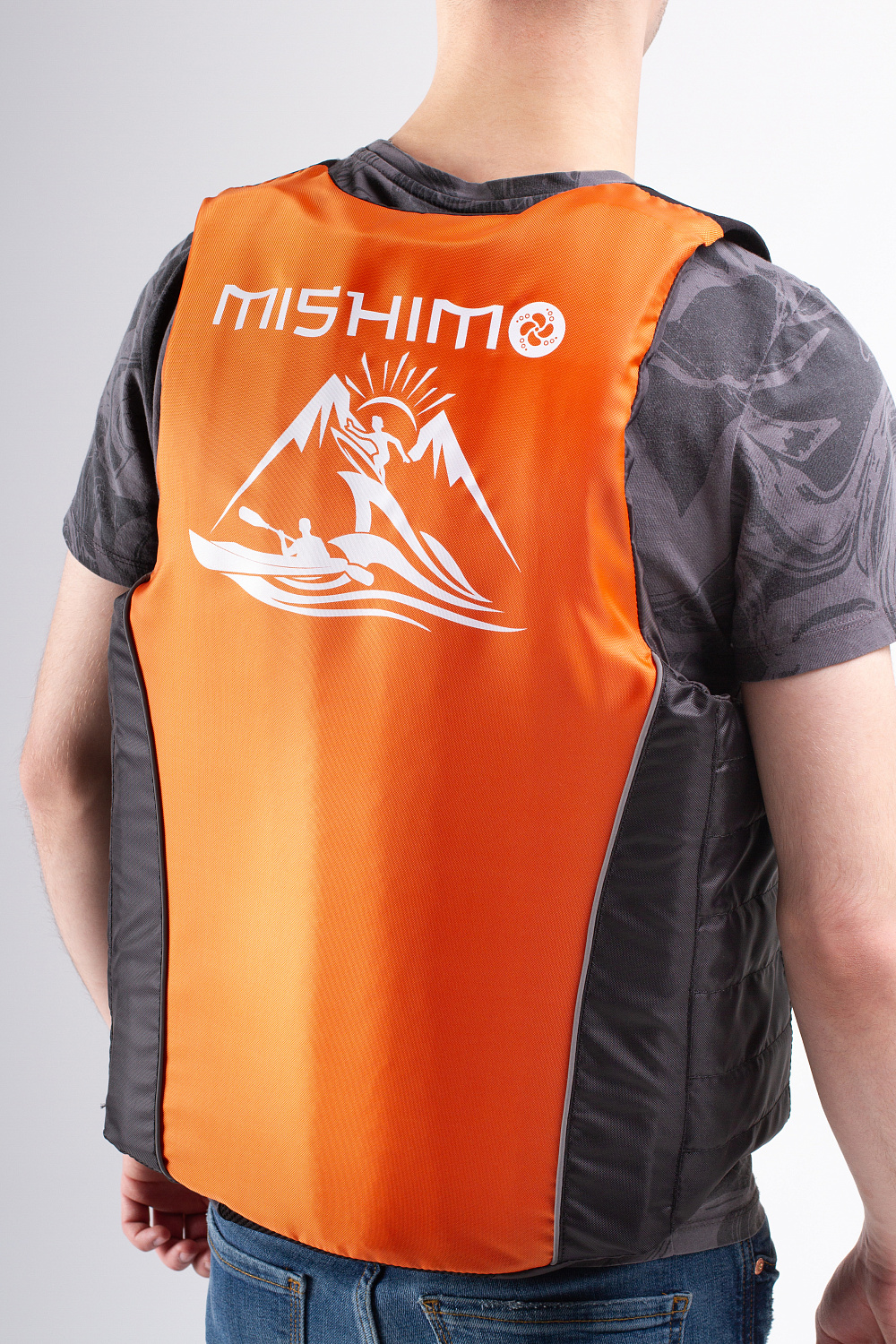 Жилет спасательный MISHIMO PRO Премиум качества Черно-оранжевый в Шахтах